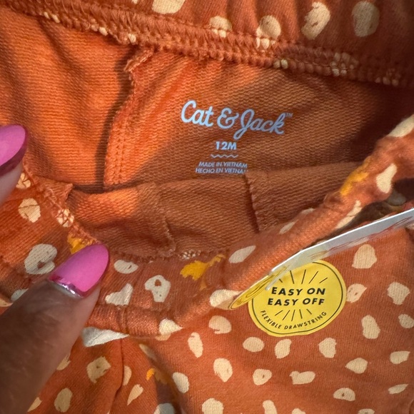 Cat & Jack Orange and Yellow Kids Matching Set - Picture 2 of 3